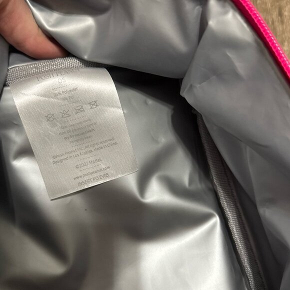 Like new Posh peanut Barbie lunchbox pink cooler lunch box logo print container - Picture 7 of 11